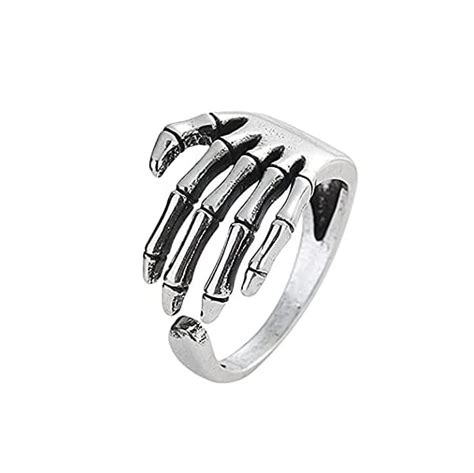 Buy Stainless Steel Skull Rings for Girl Women Vintage Gothic Ring ...