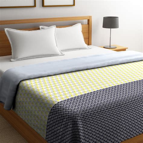 Buy PORTICO Cadence Reversible Double Bed Comforter - 274 X 224 cm from ...