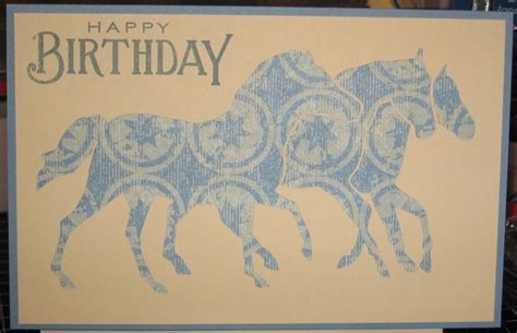 Happy Birthday Horse Card