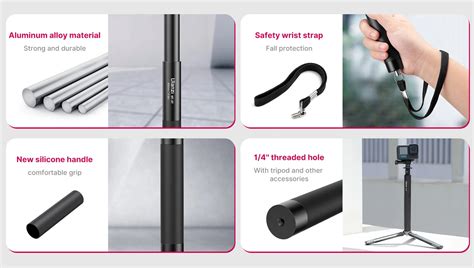 Ulanzi MT-57 Extendable Selfie Stick for Action Cameras Lowest Price in ...