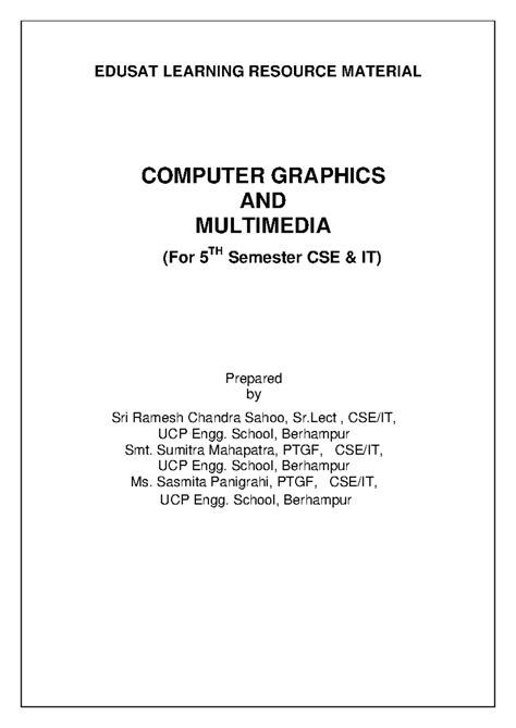 CGMT 140301 - pls have look - EDUSAT LEARNING RESOURCE MATERIAL (For ...