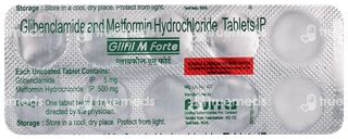 Glifil M Forte 5/500 MG | Order Glifil M Forte 5/500 MG Tablet Online ...
