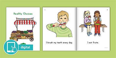 Healthy Choices Emergent Reader eBook (teacher made)