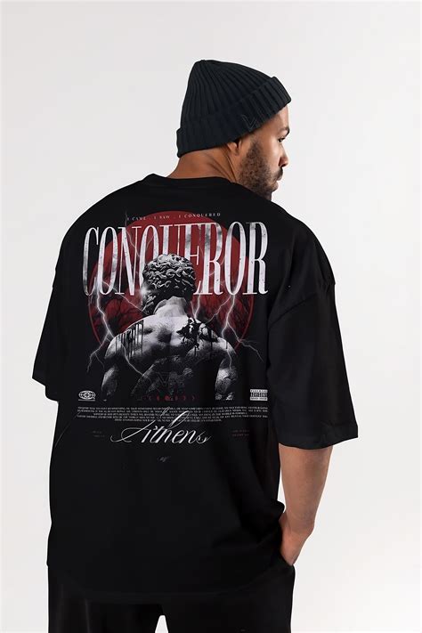 Oversized T Shirt - Conqueror - 15 Days Return & Replacement – Strong Soul