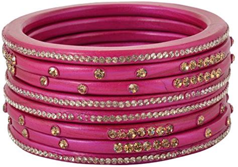 Buy Poppy Shoppy Purple Lac Bangle Set for Women (POPPY_BAN_D10_2.1 ...