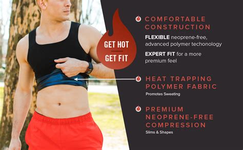 HSR Sveat Shapewear Vest Belt for Men, Polymer Shapewear, Workout for ...