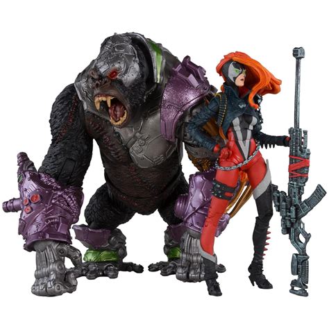 Buy McFarlane Toys - Spawn She-Spawn & Cygor Action Figure 2pk, Gold ...
