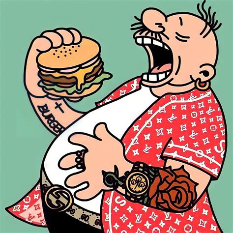 Pin by Madson Silvaa on a | Burger cartoon, Popeye the sailor man, Cute ...