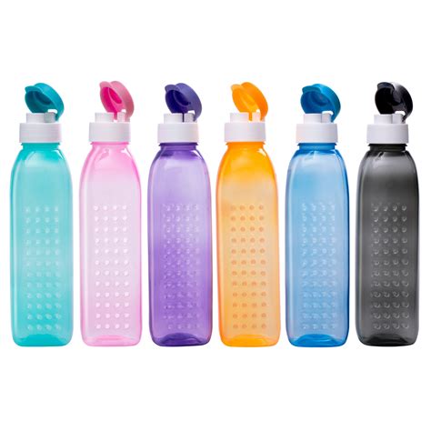 Polypropylene Bottle set, 1 Litr (Set Of 6, Orchid-Multicolor) – G-PET ...