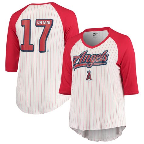 Women's 5th & Ocean by New Era Shohei Ohtani White/Red Los Angeles ...