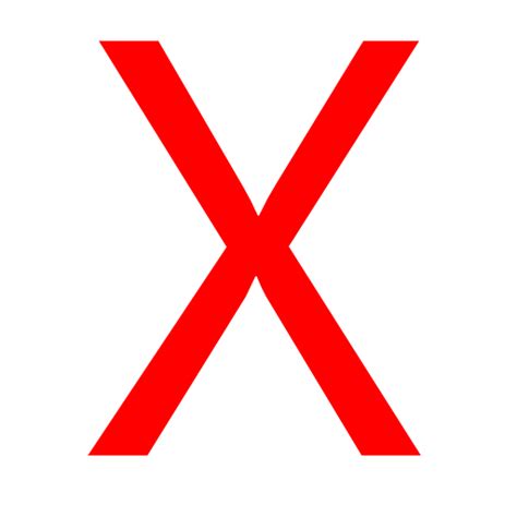 Red X Letter Computer Icons - red x png download - 512*512 - Free ...