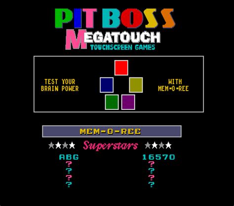 [mdk] Pit Boss Megatouch II (9255-10-06 R0G, California version ...