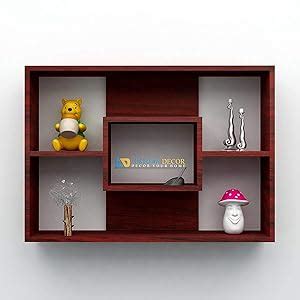 Custom Decor Solid Sheesham Wood Wall Cubby Storage Organizer Floating ...