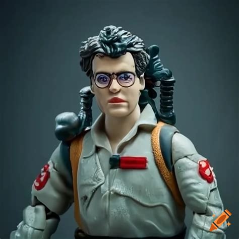 Haunted 80s Ghostbusters action figure on Craiyon