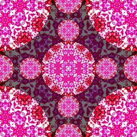 Seamless abstract symmetrical pattern | Premium Photo