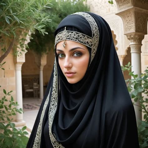 A beautiful Arab princess from the 10th century AD....