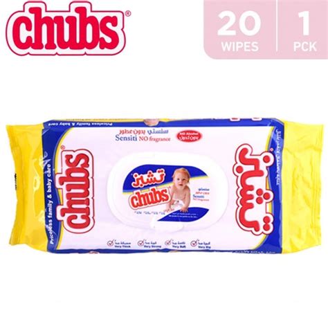 مناديل تشابس للأطفال، 40 منديل، عادية Chubs Baby Wipes 40s Regular