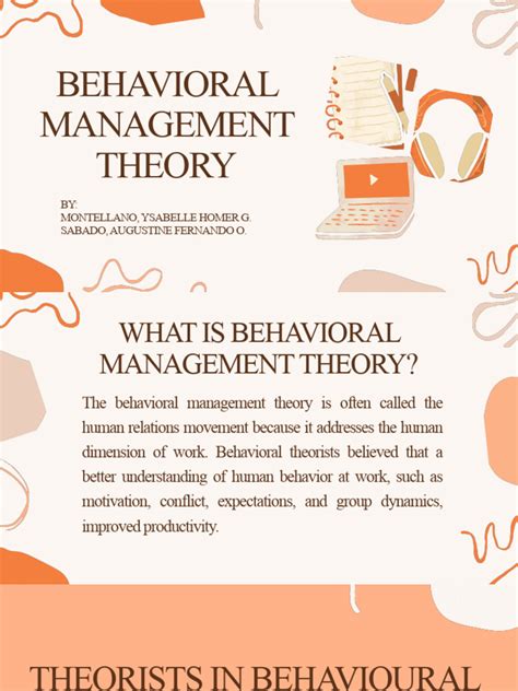 Image result for Behavioral Management Approach
