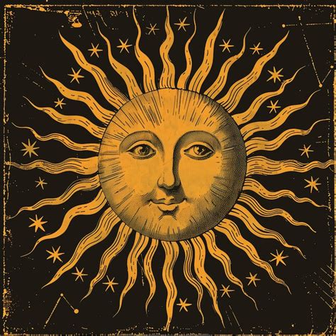 Sun moon vintage Images - Free Download on Freepik
