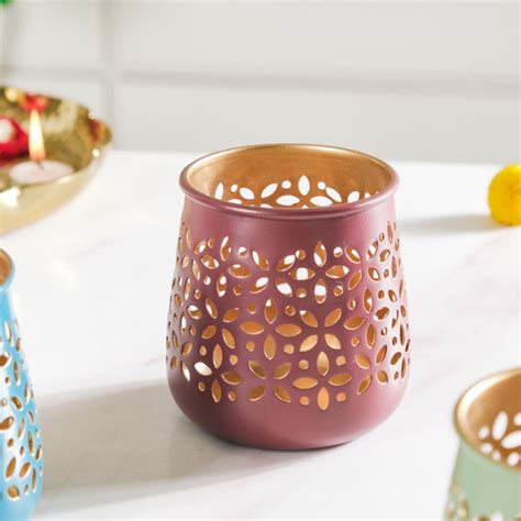 Festive Tealight Candle Holder Set Of 5 Online - Premium Candle Holder ...
