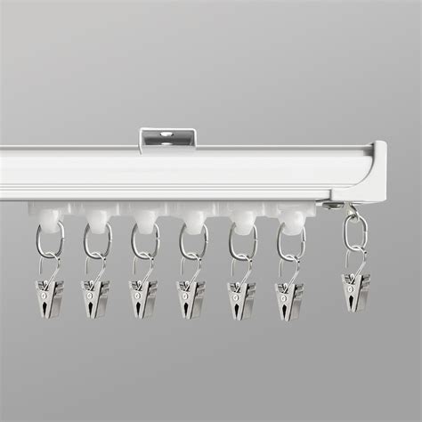 Amazon.com: Hoeflife Ceiling Curtain Track Ceiling Mount Curtain Rail ...