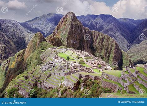 Machu Picchu stock image. Image of base, jungle, attraction - 50389937