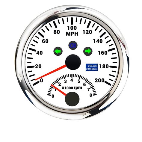 120km/h 200km/h 85mm GPS Speedometer Speed Gauge Digital Odometer ATV UTV Marine Boat Meter 12V ...