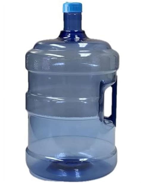 Plastic 5 Gallon Water Bottle, PVC Material, Blue, Reusable Drinking ...