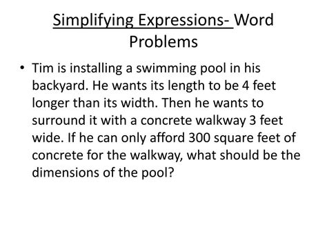 Image result for Simple Expression From Word Problem