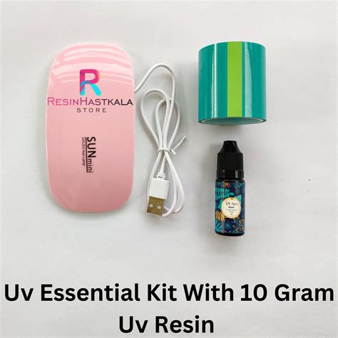 Uv Essential Kit With 10 Gram Uv Resin – Resinhastkala Store