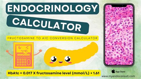 Fructosamine To A1c Conversion Calculator - My Endo Consult