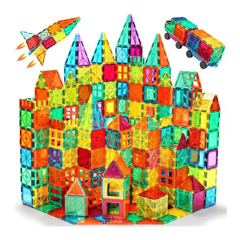 SNAPTRON Magnetic Blocks for Kids Tiles -100 Pieces Set Gifts for Girls ...