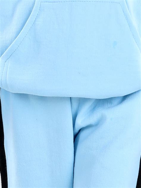 Cutiekins Girls Turquoise Blue Sweatshirt With Trackpant