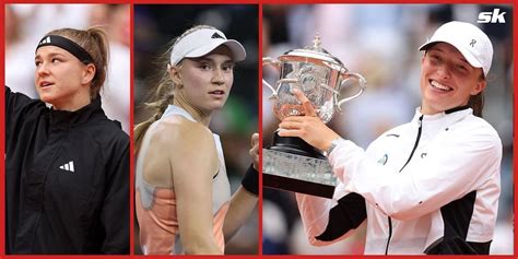 WTA rankings update: New career-highs for Elena Rybakina and Karolina ...