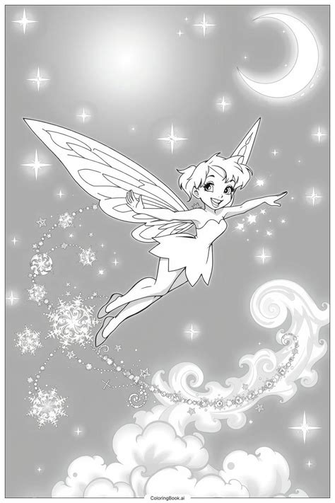 free tinkerbell coloring pages for kids #341134