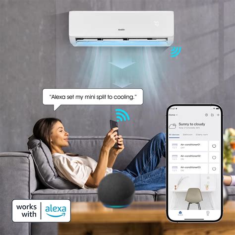 Antifir Mini Split Air Conditioner & Heater,18000 BTU Wifi India | Ubuy