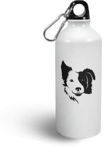 Tee Mafia Dog Face Black & White 600ml Aluminium Water Bottle 600 ml ...