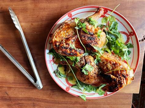 Grilled Chicken with Spicy Lime, Herbs, and Lettuces — Alison Roman