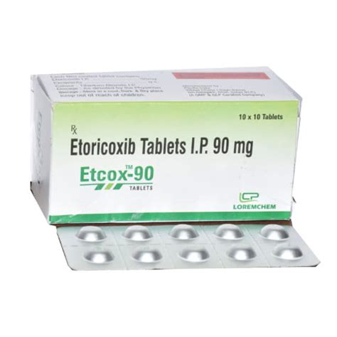 ETCOX-90 Tablets Loremchem Pharmaceuticals