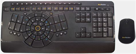 Wireless gaming keyboard - ergonomic compact design - large WASD keys