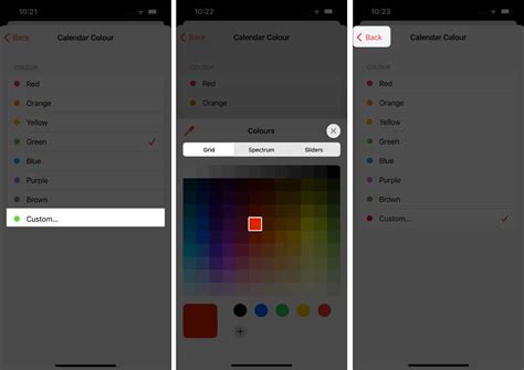 Image result for Color Code Calendar Events iPhone