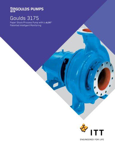 Goulds 3196 i-FRAME Process Pump - Goulds Pumps - PDF Catalogs ...