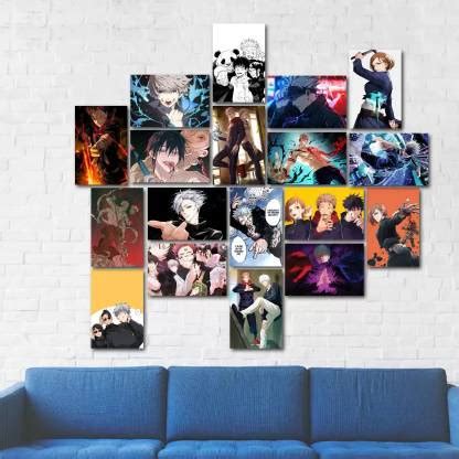 Jujutsu Kaisen- Manga WALL DECOR | PACK OF 18 Manga wall collage kit ...