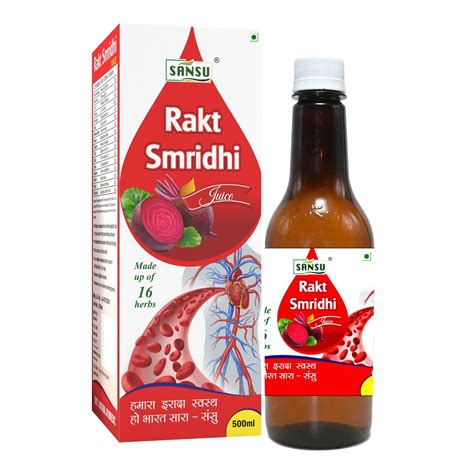RAKT SMRIDHI RAS 500ML – sansu health care