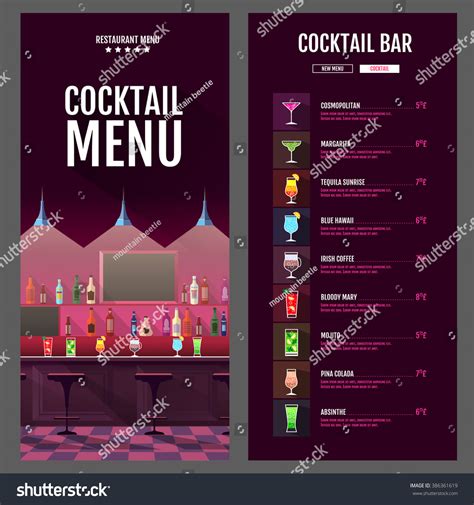 Image result for Cocktail Menu Frame