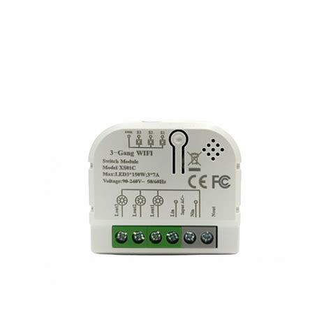 3 Channel Smart Wireless WIFI 16A Switch Work with Alexa , Smart life ...