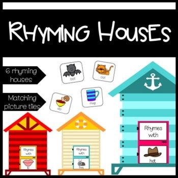 Rhyming Houses by Learninginjp | TPT