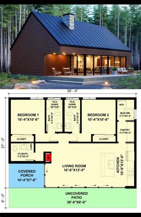 Pin by Deidre Henry on House ideas for me | Guest house plans, Cottage ...