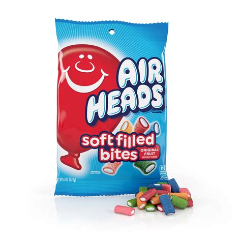 Airheads Soft Filled Bites Peg Bag12/6oz Case | RDM Wholesale