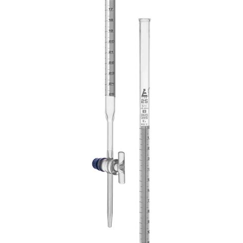 Burettes Schellbach-single bore, glass stopcock, capacity 25ml, Sub. D ...
